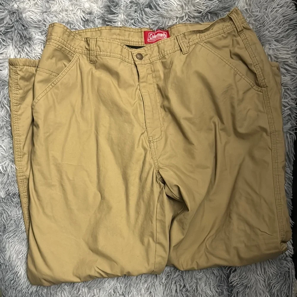 Coleman Tan Chinos Durable Cotton Blend